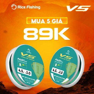 Dây trục câu đài cước câu cá Rice Fishing dây trục V5 nylon lụa Nhật siêu mềm tăng sức tải DC-21