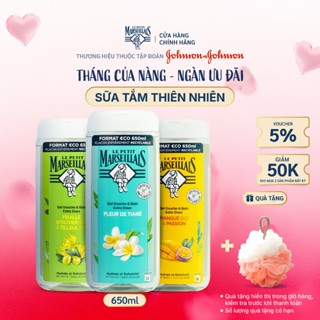 Sữa Tắm Thơm Lâu Le Petit Marseillais Gel 92% Thiên Nhiên Da Nhạy Cảm Nhiều Mùi Hương 650ml