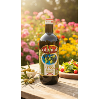  Dầu olive Pomace nguyên chất Olivital chai 1 lít nhập khẩu Ý 