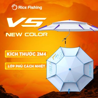 Ô câu cá V5 NEW COLOR 2025 Rice Fishing phủ Nano tăng cường cách nhiệt chống nắng mưa KK-64