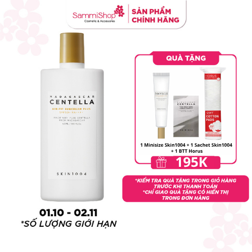 Skin1004 Kem chống nắng Madagascar Centella Air-Fit SunCream Plus 50ml