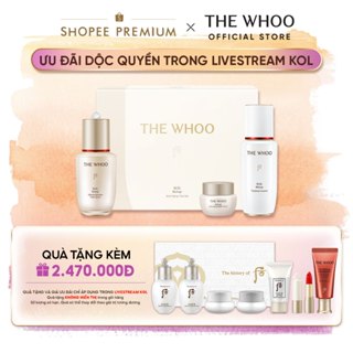   SVIP  Phiên bản trải nghiệm  Bộ sản phẩm chống lão hoá The Whoo Bichup Anti-Aging Trial Set 3 món 