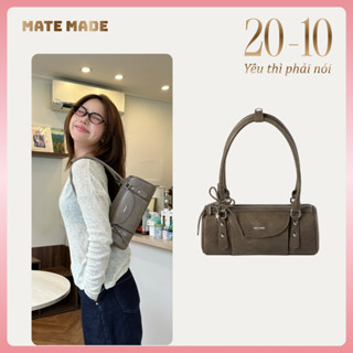 [TẶNG KÈM CHARM] MATEMADE Túi Xách Nữ Cinnamon Bag - Túi Đeo Vai Thời Trang Dáng Chữ Nhật - Size 28