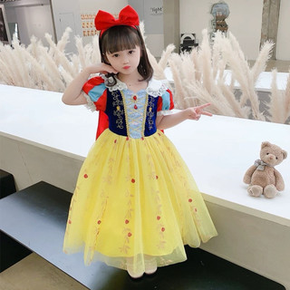 Váy bạch tuyết. Váy dạ hội hóa trang cho bé gái