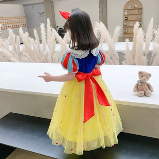 Váy bạch tuyết. Váy dạ hội hóa trang cho bé gái