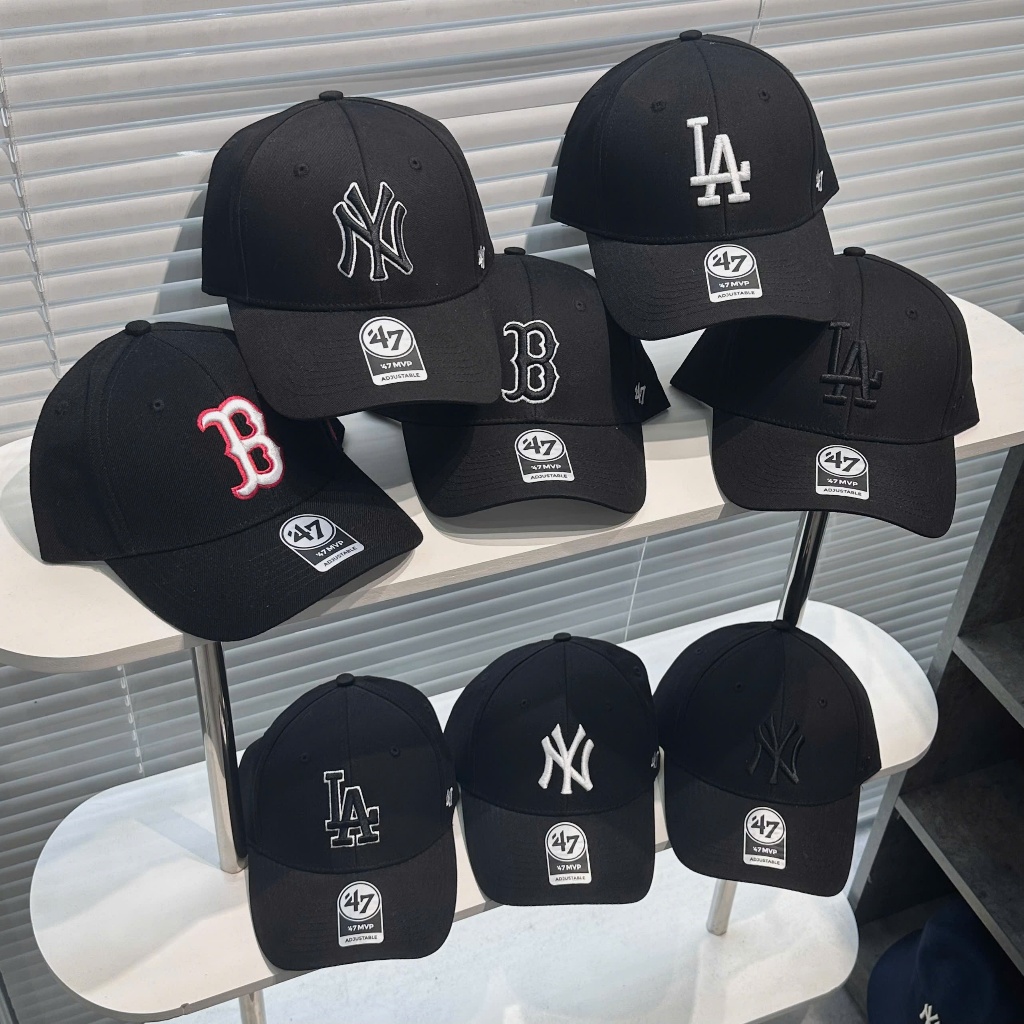 [Bao Check Chính Hãng💯] Nón 47 Brand MVP Boston Red Sox Đen Navy , Hàng Chính Hãng Full Tem Code