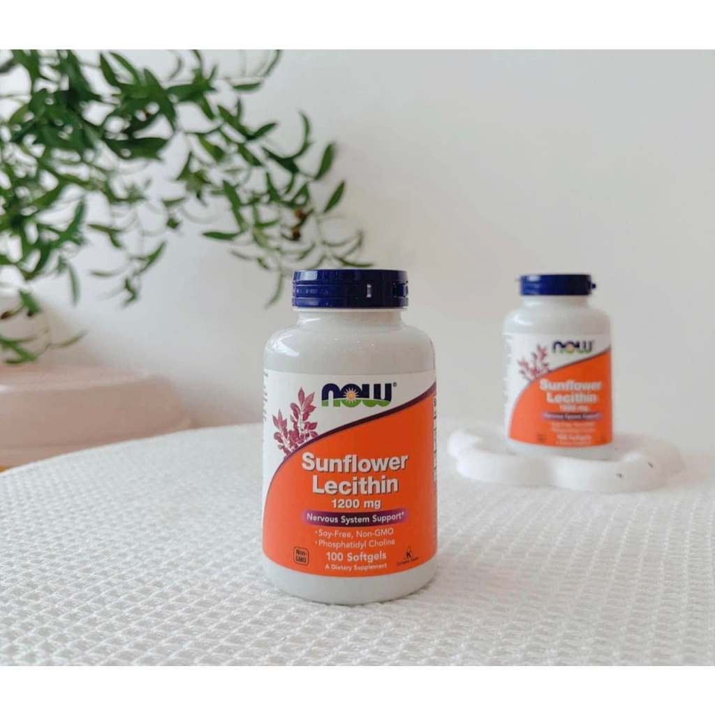 NOW Sunflower Lecithin 1200mg 100 viên