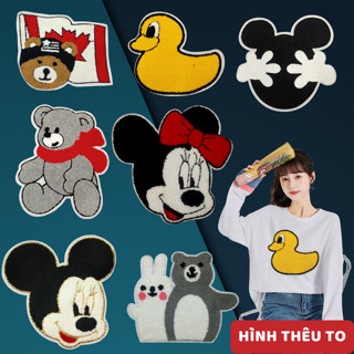  Sticker ủi quần áo HÌNH TO ,sticker path dán quần áo miếng vá Quần Áo,vá áo phao,trang trí quần áo 