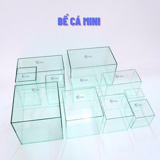  Bể Cá Mini Nhiều Kích Thước Phù Hợp Nuôi Cá Cảnh Nhỏ Để Bàn 