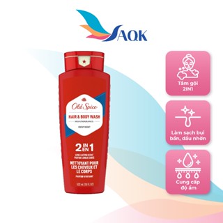  Sữa tắm dầu gội Old Spice Hair Body Wash High Endurance  532ml  - Mang đến hương thơm nam tính sảng khoái suốt ngày dài 