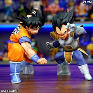 Mô hình Goku và Vegeta thủ thế cao 21cm - Mô hình Dragon Ball