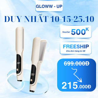 Máy Ép Tóc Mini Tự Động Hàn Quốc 3 in 1 Duỗi Tóc Uốn Tóc Làm Xoăn Ion Âm Làm Nóng Nhanh 4 Mức Nhiệt
