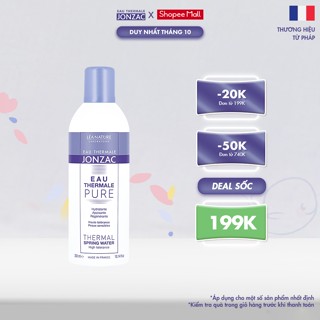 [VOUCHER 35K] Xịt Khoáng Vô Trùng Jonzac - Cấp Ẩm Và Nuôi Dưỡng Da 300ml