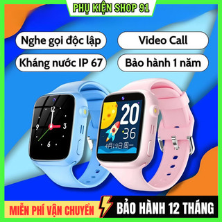   Sim 4G-Gọi video  Đồng hồ thông minh định vị cho bé P60   D15   H06   C90  Nghe gọi nhắn tin chụp ảnh SOS  Định Vị 