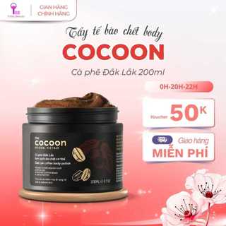  Tẩy tế bào chết body Cocoon Cà phê Đắk Lắk 200ml - YONA BEAUTY 
