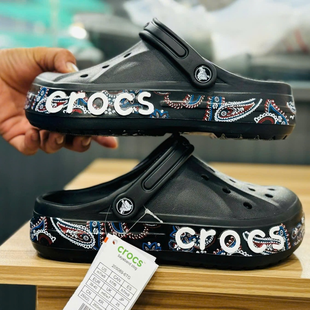 Dép Sục Baya Band Clog Hoạ Tiết êm chống trơn trượt tốt loại 1 hàng đẹp