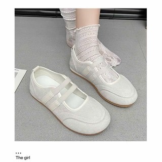    LOẠI 1   Giày nữ Ballet đế 1cm mũi tròn nhẹ nhàng phong cách Hàn Quốc 