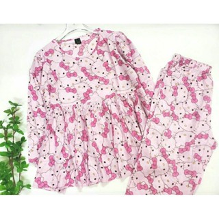  BỘ BABYDON CỔ TRÒN  FROM RỘNG  - LANH TOLE VNXK F21 