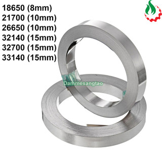 Kẽm đơn 18650 21700 26650 32700 32140 33140 hàn cell pin mạ Niken (Tính Mét và Kg)