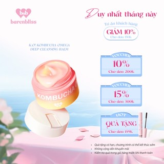 Sáp tẩy trang barenbliss K.O! Kombucha làm sạch sâu nhũ hóa dưỡng ẩm Omega Deep Cleansing Balm 40g