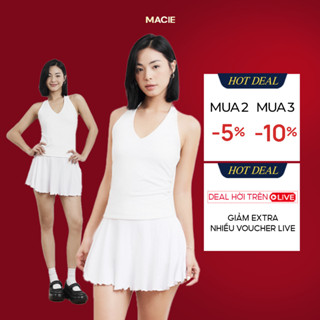 Chân váy Macie chất thun dáng xoè ngắn siêu tôn dáng (có quần bảo hộ) - MC11