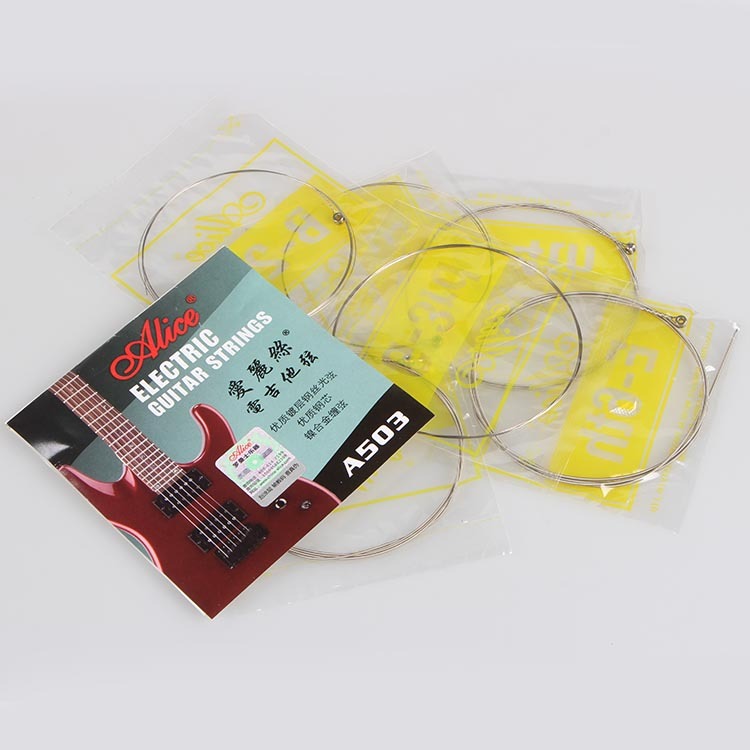 Bộ Dây đàn Guitar điện Alice A503 dùng cho mọi loại đàn Electric Guitar strings, size 0.09 - 0.42