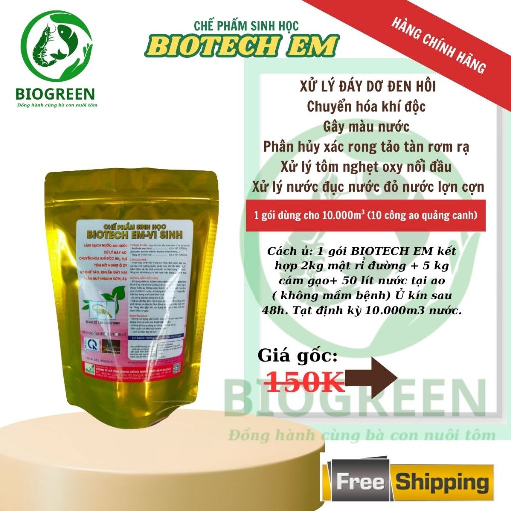 BIOTECH EM - VI SINH 10 GÓI