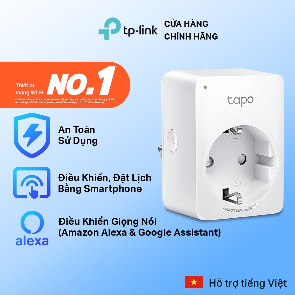 [Hỏa Tốc] Ổ Cắm Thông Minh TP-Link Tapo P100 / P110M Kết Nối Wifi, Điều Khiển Qua App, Nhỏ Gọn
