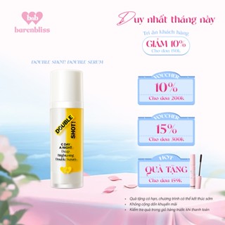Serum dưỡng ẩm ngày đêm barenbliss Double Shot! giàu Niacinamide Vitamin C,A,E hỗ trợ sáng da 15ml*2