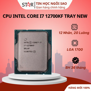   Full VAT  CPU Intel Core i7 12700KF Tray New | LGA1700 12C 20T - Bảo hành 36 tháng 