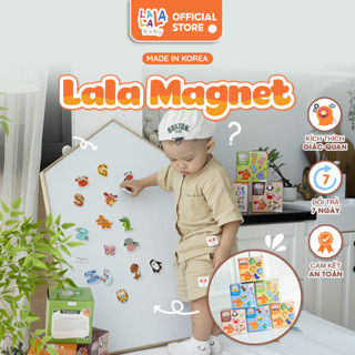   MUA 3 TẶNG 1 BẢNG  Đồ Chơi Nam Châm Lala Magnet Hỗ Trợ Phát Triển Khả Năng Tư Duy Cho Bé Lalala Baby 