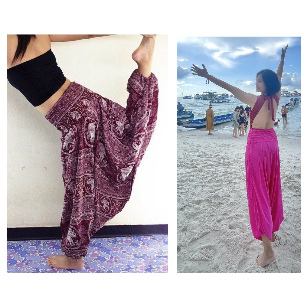 Quần Ống Rộng Harem Lanh Cao Cấp - Cập Nhật Màu Mới Liên Tục | Free Size 50-80kg Giá Sốc