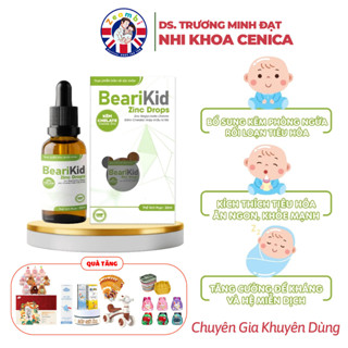 Kẽm Hữu Cơ Bearikid - Kẽm Amin Thế Hệ Mới Zeambi - 30ml cải thiện tiêu hóa, biếng ăn, tăng đề kháng