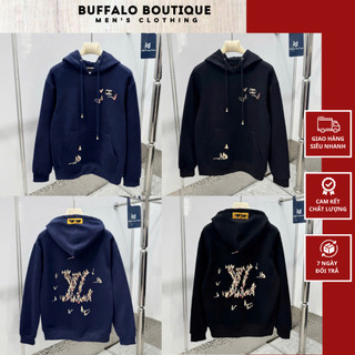  Áo Hoodie Nam LoVe Thêu Logo Chéo Siêu Chất - Áo Hoodie Nam Nữ LoVe Thêu Hình Thuyền Sau Lưng Siêu Đẹp 