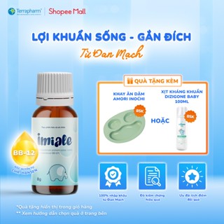 Men vi sinh IMIALE - Hỗ trợ cải thiện tiêu hóa, tăng đề kháng từ Đan Mạch, dung tích 8ml