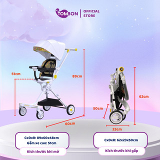 Xe đẩy du lịch 2 chiều gấp gọn J22