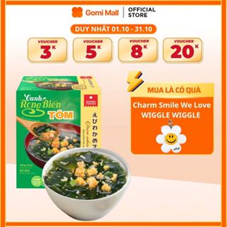 Canh Rong Biển Tôm Ăn Liền Asuzac 40g (4g x 10 gói) Gomi  Store