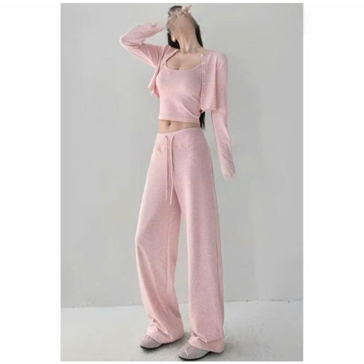 [LEN QC-CÓ DÁNG CHO NẤM] Quần Ống Suông Cạp 7 Phân Chất Len Lông Thỏ Dầy Dặn Mềm Mịn Form Xinh | BigBuy360 - bigbuy360.vn