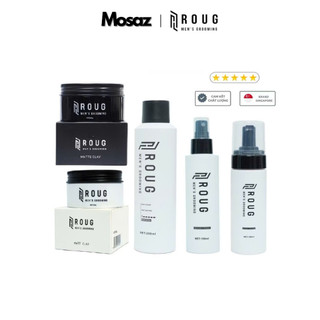  ROUG Sáp vuốt tóc Gôm xịt tóc Roug Matt Clay Matte Clay Bọt tạo phồng Roug Xịt tạo phồng 