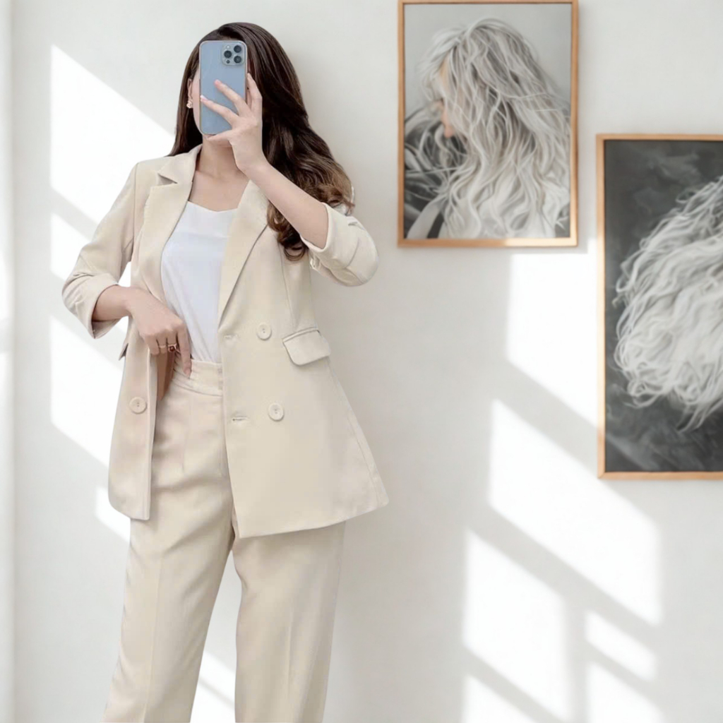 Áo vest Blazer nữ cao cấp OXATYL M453 với thiết kế hiện đại và thanh lịch 2 lớp tay lỡ | BigBuy360 - bigbuy360.vn