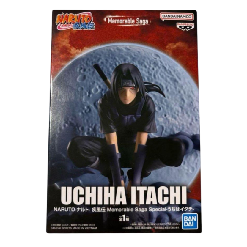 Banpresto NARUTO Shippuden Memorable Saga Special Itachi Uchiha Figre Japan Sasuke Obito Kakashi