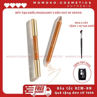 (Tặng Gọt Chì)[HỎA TỐC HN-HCM] OUTOFOFFICE Bút Tạo Khối & Bắt Sáng OUT OF OFFICE Contour & Highlight Duo Pencil