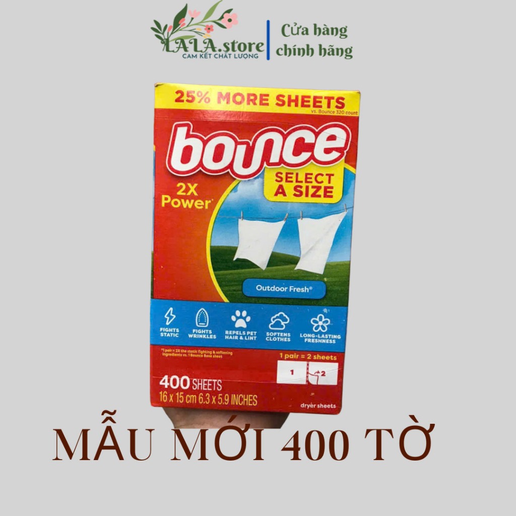 GIẤY THƠM BOUNCE 160 TỜ Mẫu Mới
