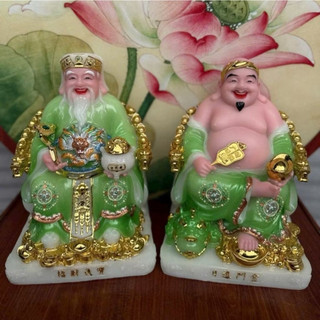 bộ tượng thần tài thổ địa đá thờ cúng