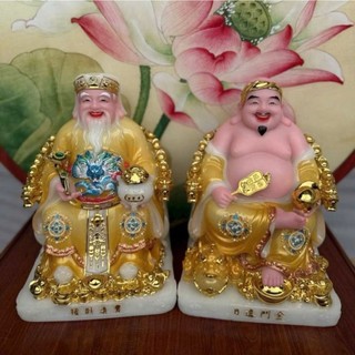 bộ tượng thần tài thổ địa đá thờ cúng