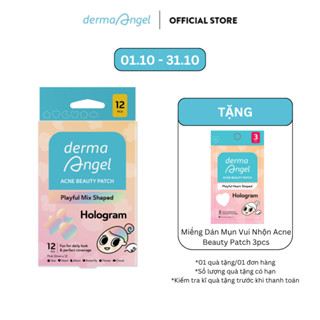 Miếng Dán Mụn Hologram Dễ Thương Derma Angel Acne Beauty Patch - Perfect Coverage