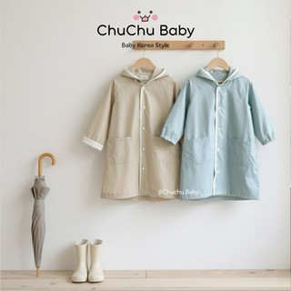  Áo mưa trẻ em áo mưa cho bé chất liệu cao cấp phong cách Hàn Quốc dành cho bé từ 2-7 tuổi - Chuchu Baby 