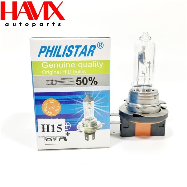 Bóng Đèn Pha Chân H15 12V 15/55W (Mã : H15 12V 15/55W)