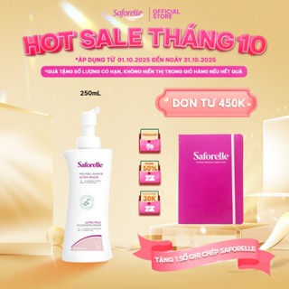 [MỚI] Dung dịch vệ sinh dạng bọt Saforelle Ultra Mild 250ml – Dịu nhẹ, phù hợp da nhạy cảm