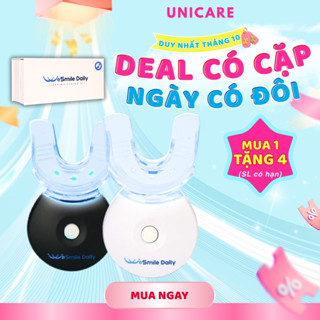 Máy làm trắng răng WeSmile Daily cao cấp, kit trắng răng hỗ trợ trắng răng an toàn, không ê buốt răng - Tặng kèm 3 gel